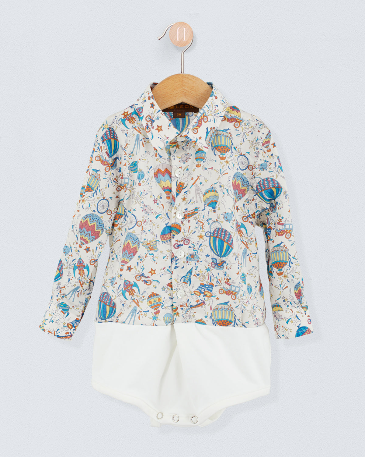 Louis Liberty Hot Air Balloons Onesie Shirt